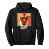 Chicken Sunglasses Animal Farm Funny Hoodie